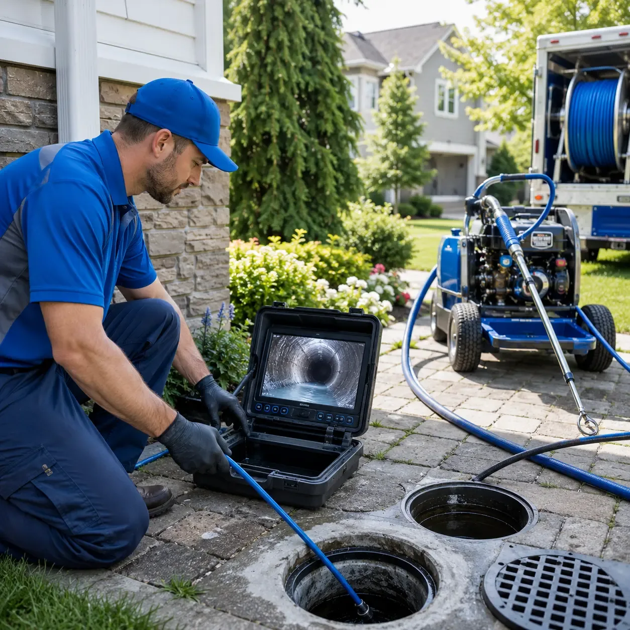 Outdoor drain cleaning professionals serving Vine Grove, KY
